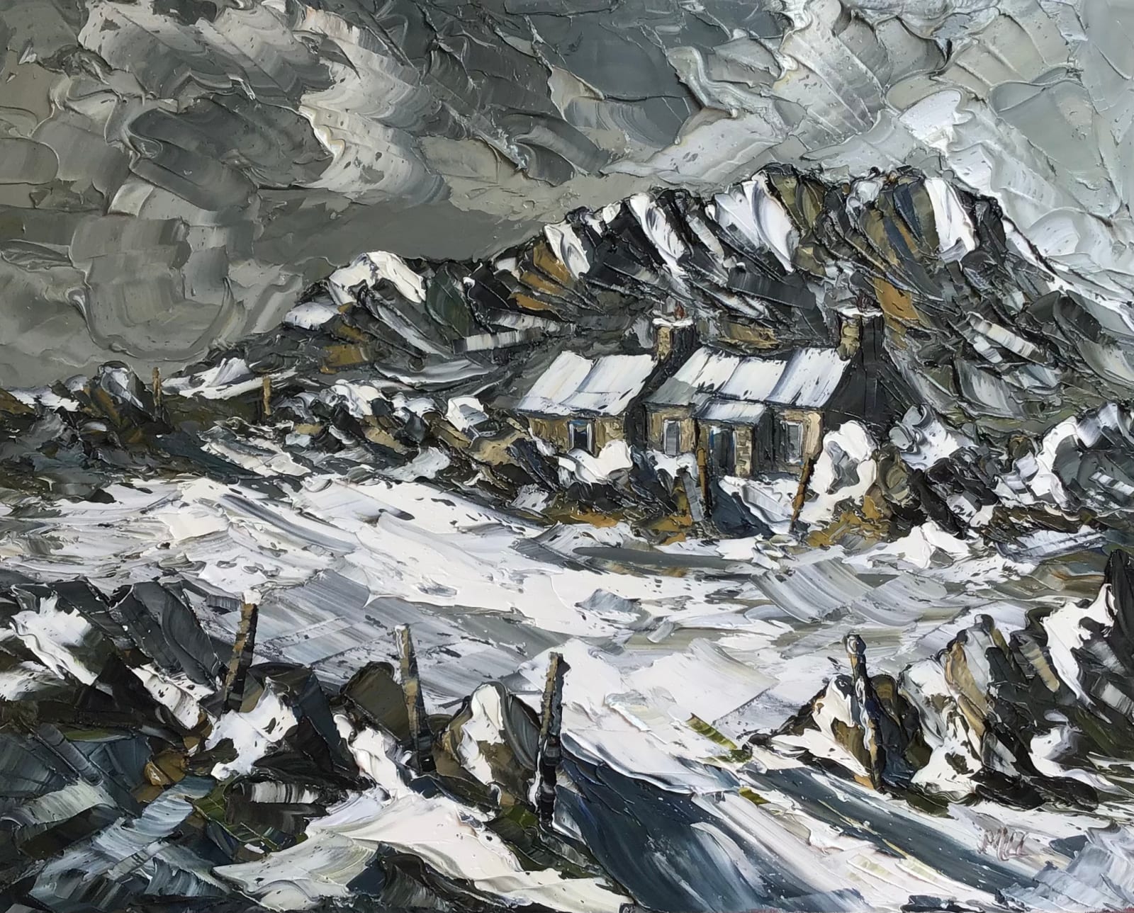 Martin Llewellyn, Winter, John Piper's Cottage, 2024