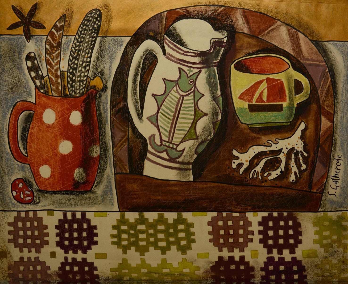 Susan Gathercole, Red Sails and Honey Skies