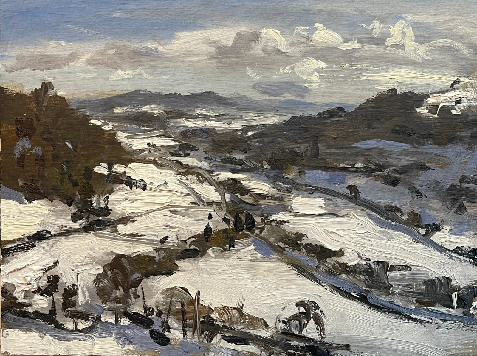 Matthew Wood, North East from Stanner Rocks II, 2025