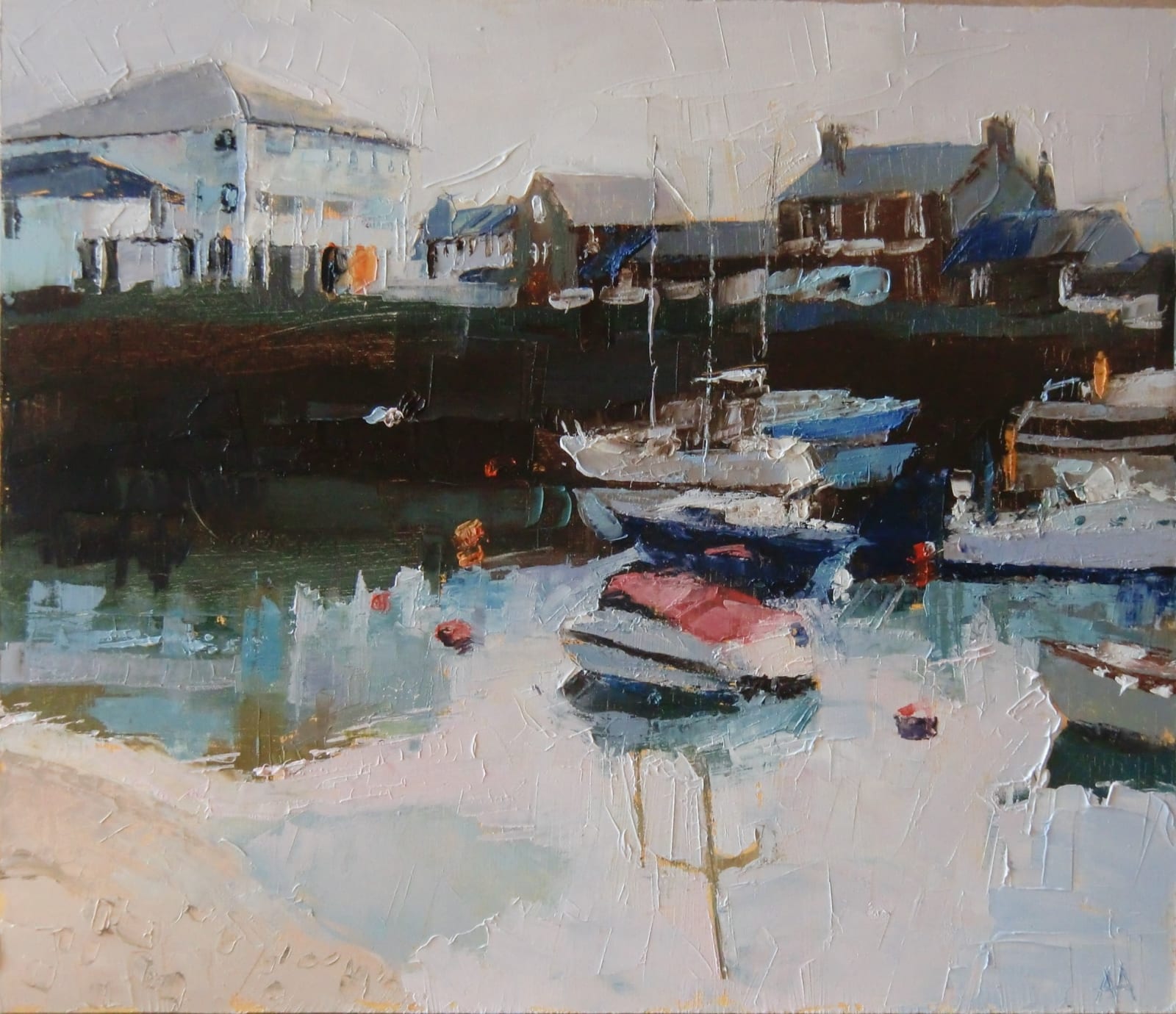 Anne Aspinall, Across the Harbour, Porthmadog II