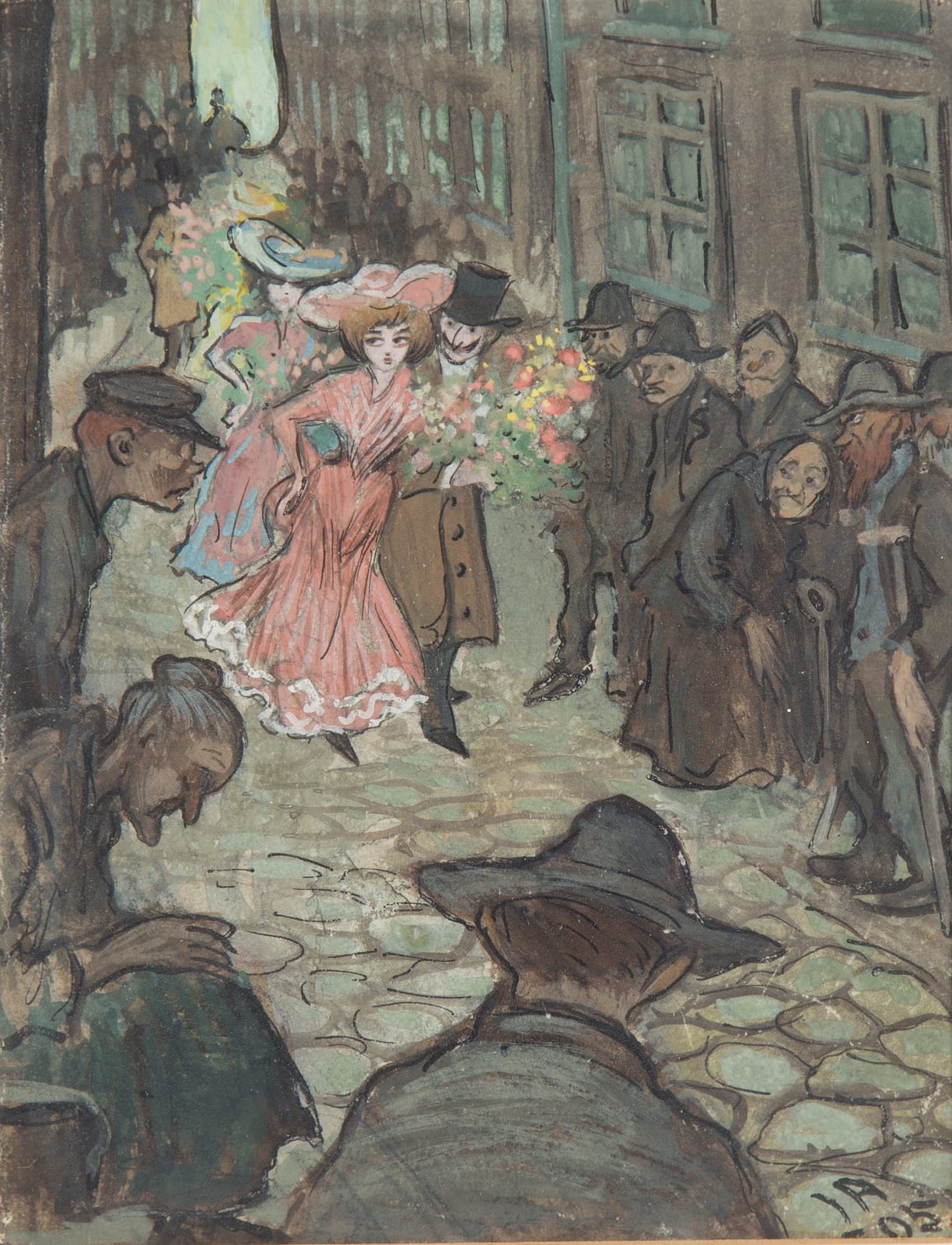 Ivar Arosenius, Wedding, Paris (Bröllop), 1905