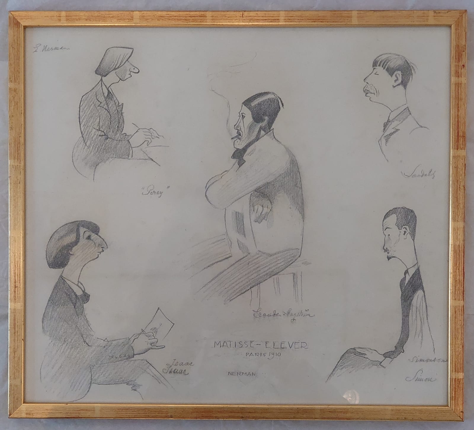 Einar Nerman, Students of Matisse, 1910