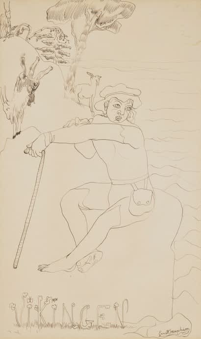 Ernst Josephson, The Viking (Vikingen), 1895