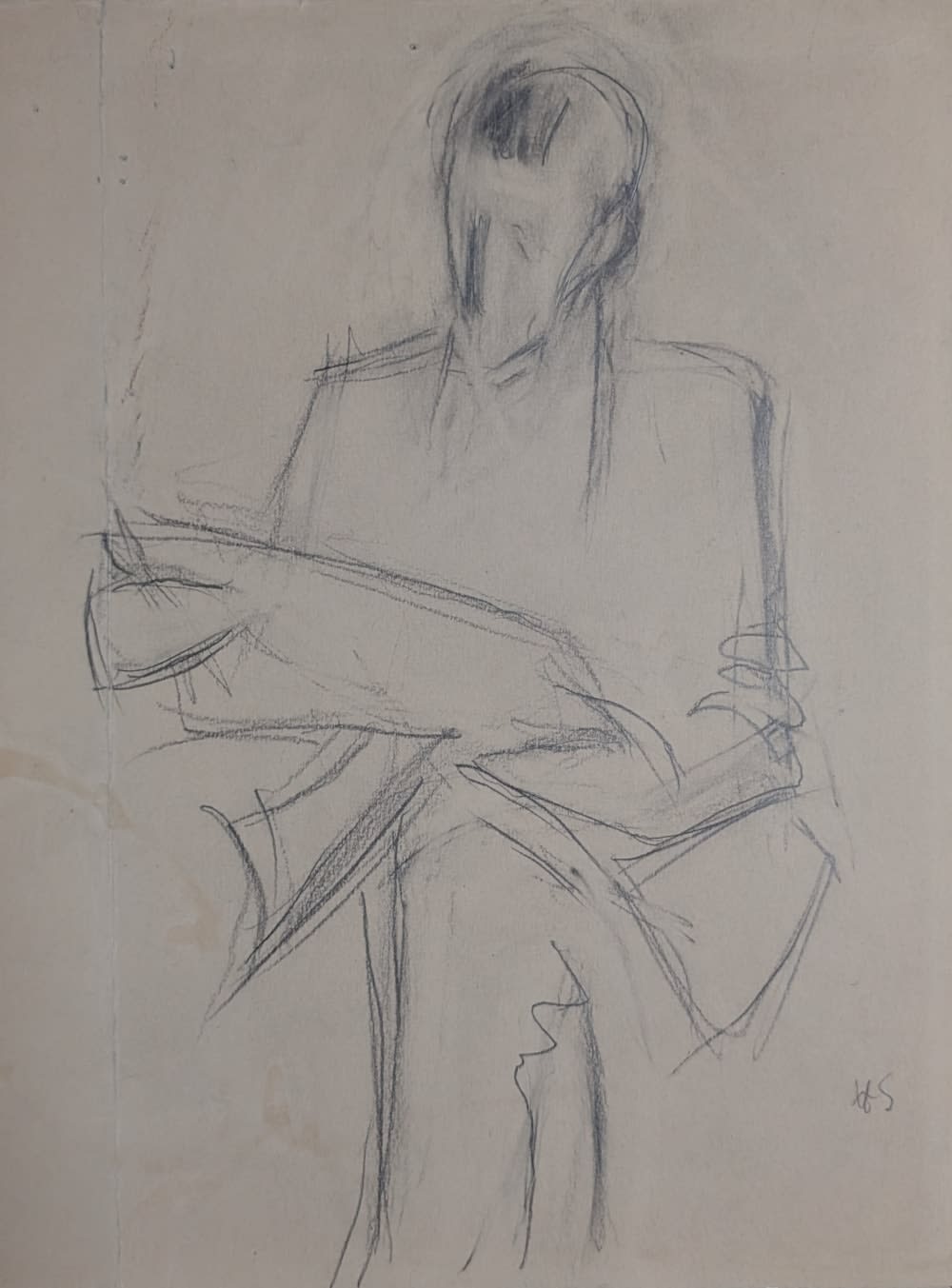 Helene Schjerfbeck, Måns Schjerfbeck (The Motorist), 1930s