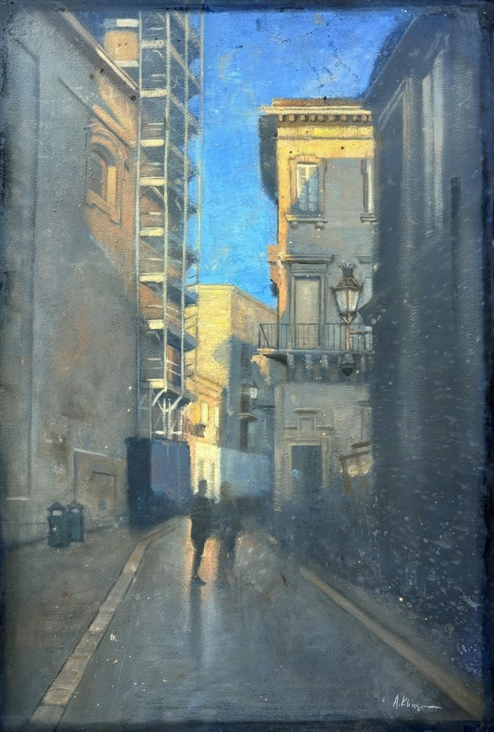 Alexander Klingspor, Vicolo in Lecce, 2024