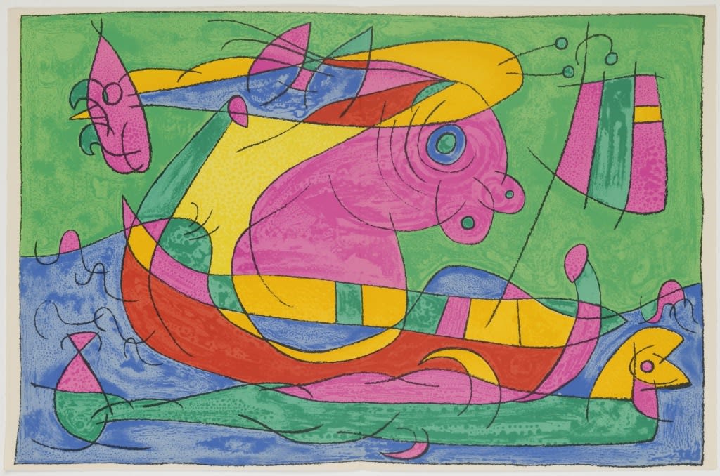 Joan Miró, Ubu roi (King Ubu), 1966