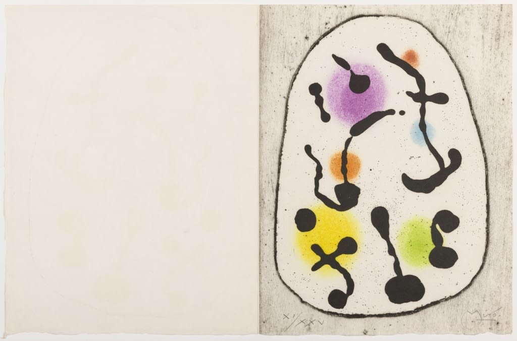 Joan Miró, Miro and Yvon Taillandier 1959-60, 1961