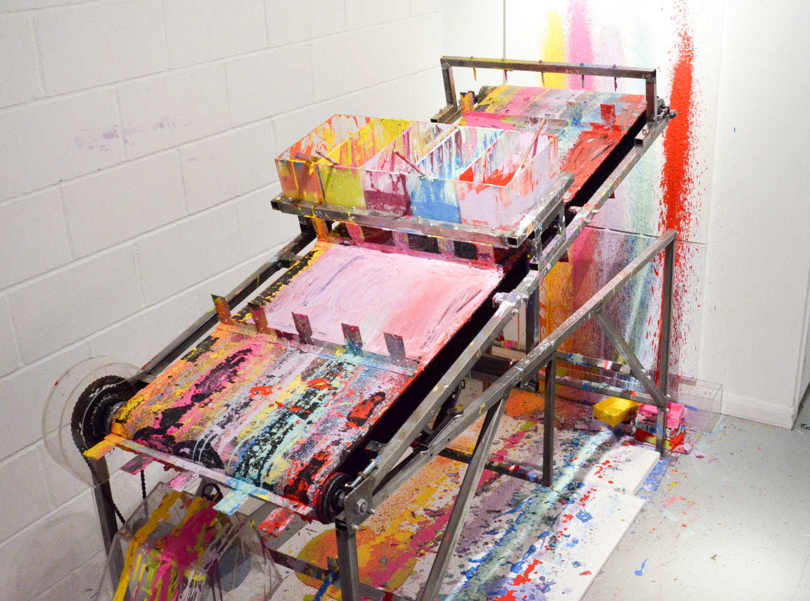 Cara Mills, Painting Machine, 2017