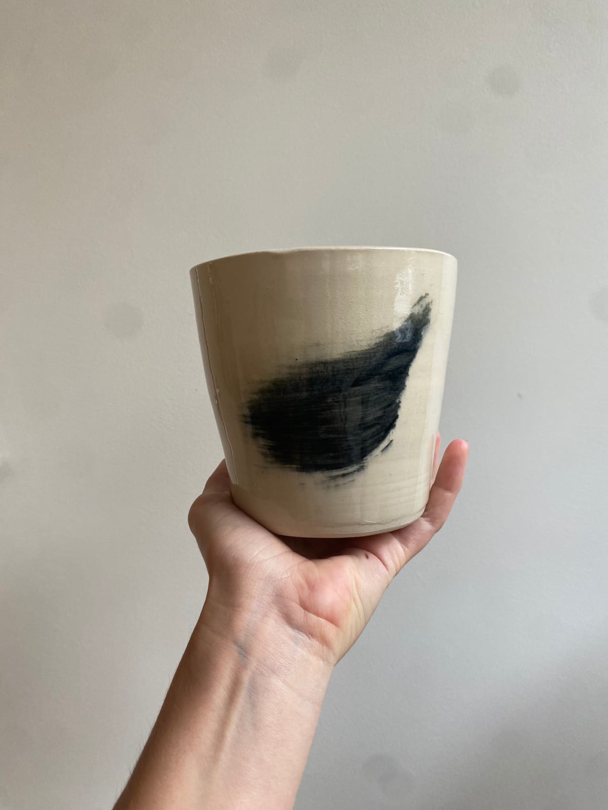 Tilly Slight, Black swish vase, 2024