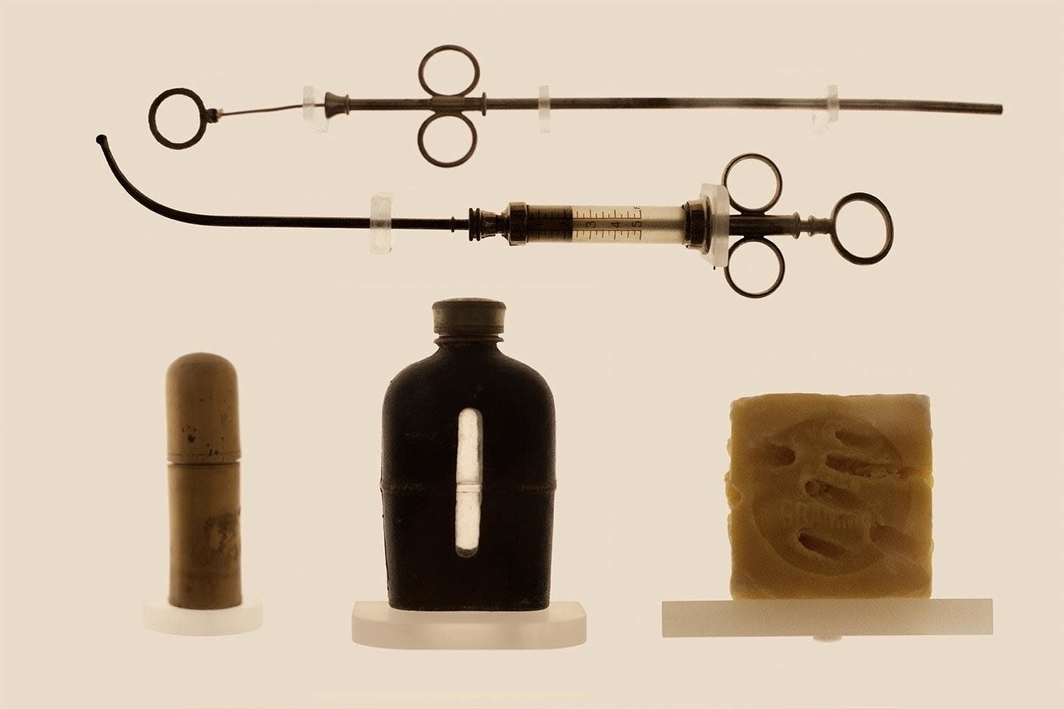 Laia Abril, SOAP AND ENEMA SYRINGES, 2017