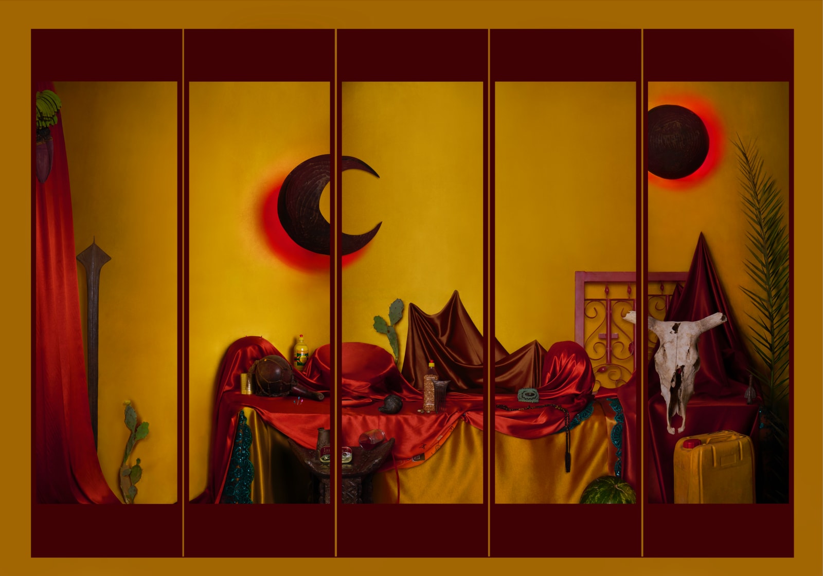 Maya Inès Touam, Paravent, Ce que le jour doit à la nuit, 2024