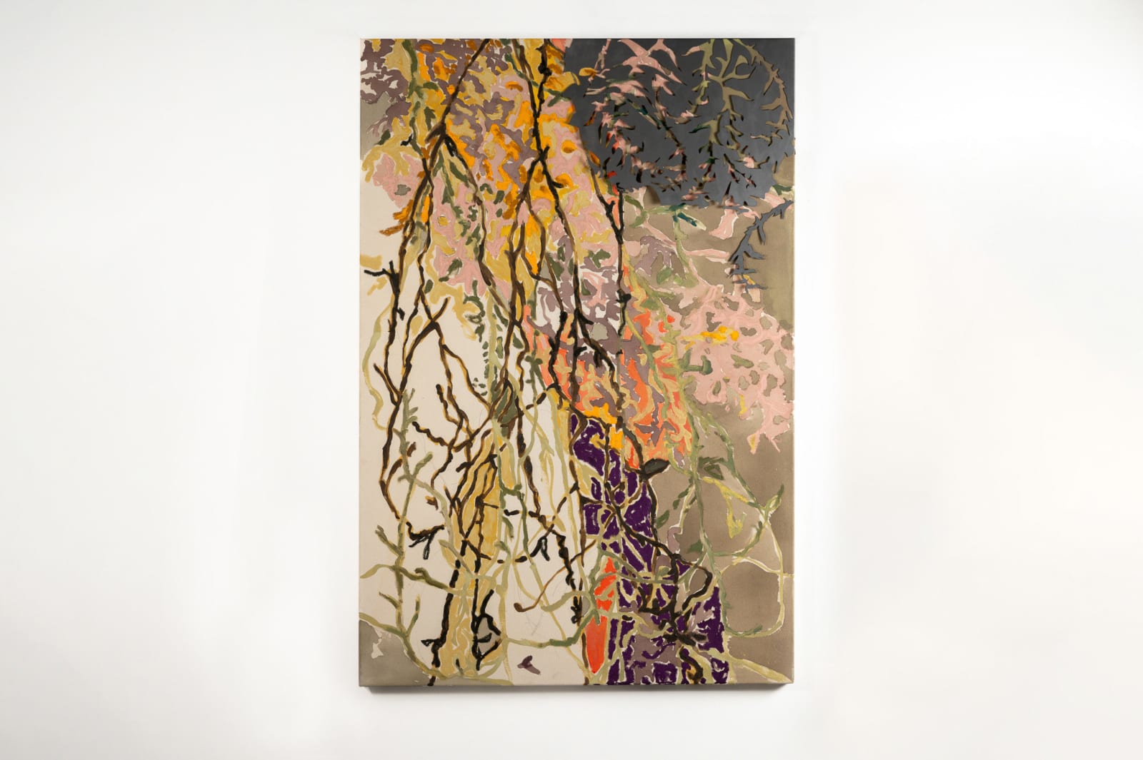 Raya Kassisieh, Pressed lips on vines, 2025