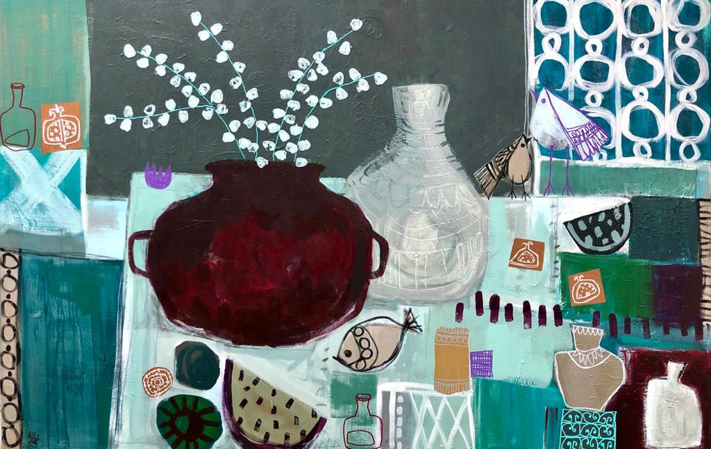 Nissa Raad, Our table, 2019