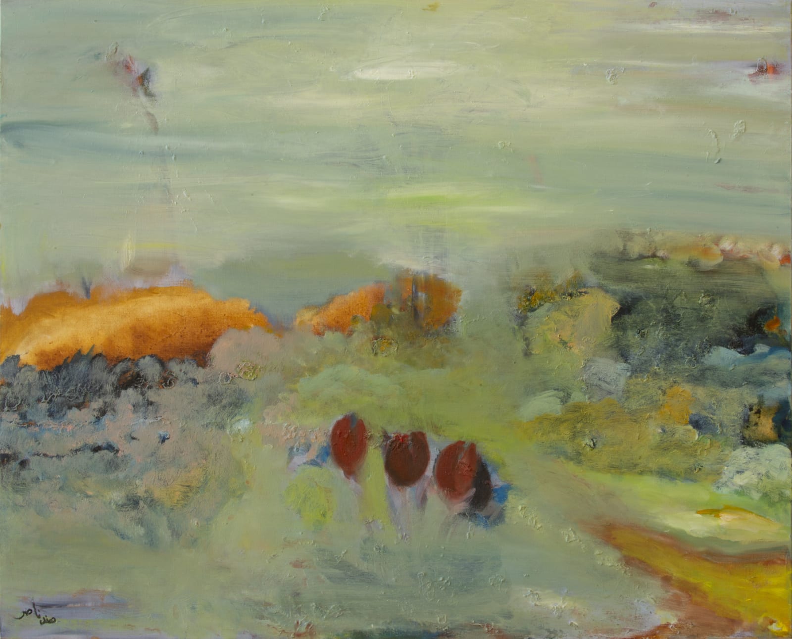 Hind Nasser, Masterly color 4, 2019