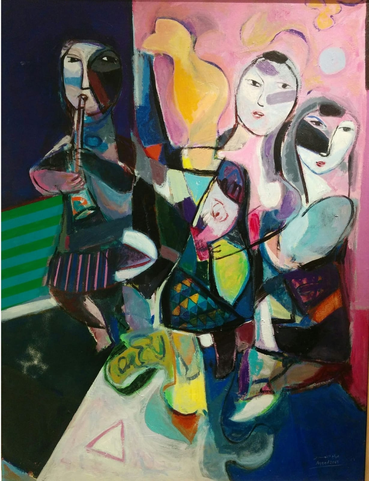 Ayyad Nimer, Night out on the town, 2013