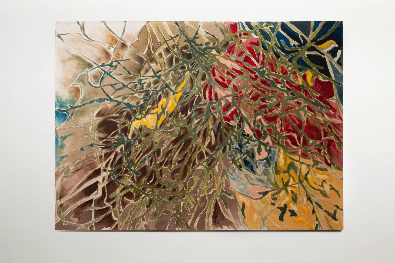 Raya Kassisieh, Shattered heart, stained glass sun, 2025