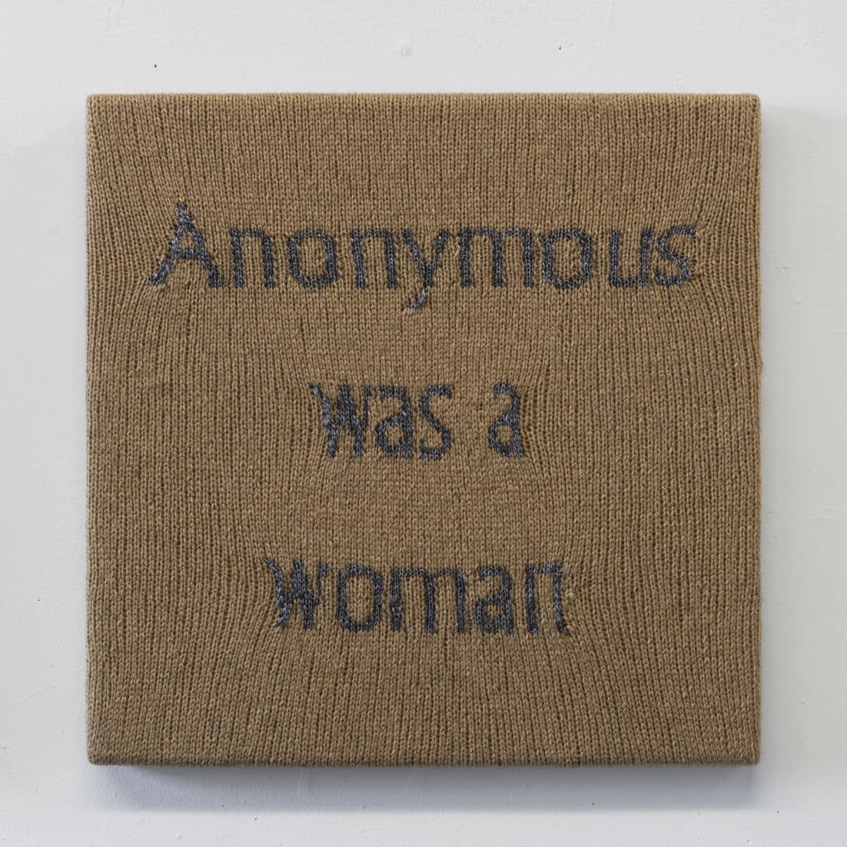 Kate Just, Anonymous Was a Woman, 2019-2021