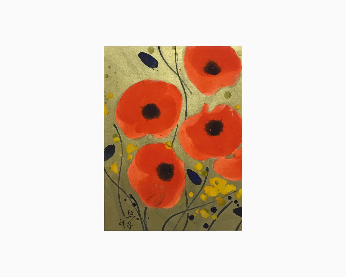 Teruko Yokoi, Poppies - F, 2001