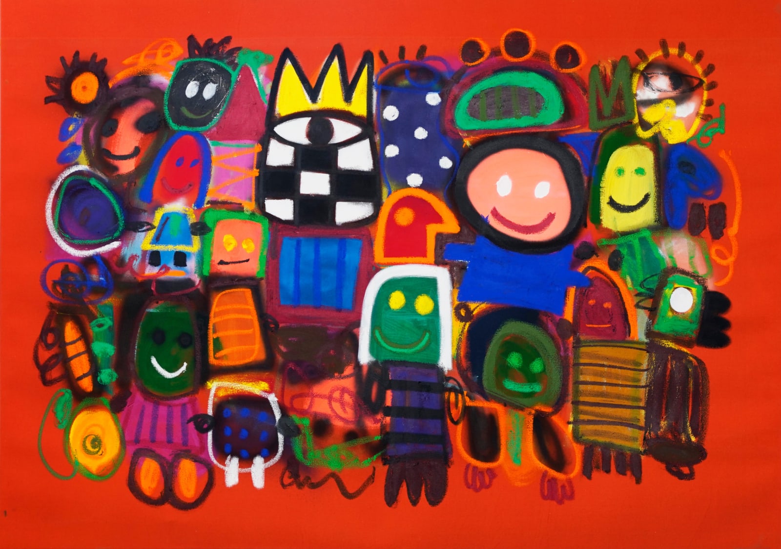 Ihab Ahmad, Happy faces, 2025