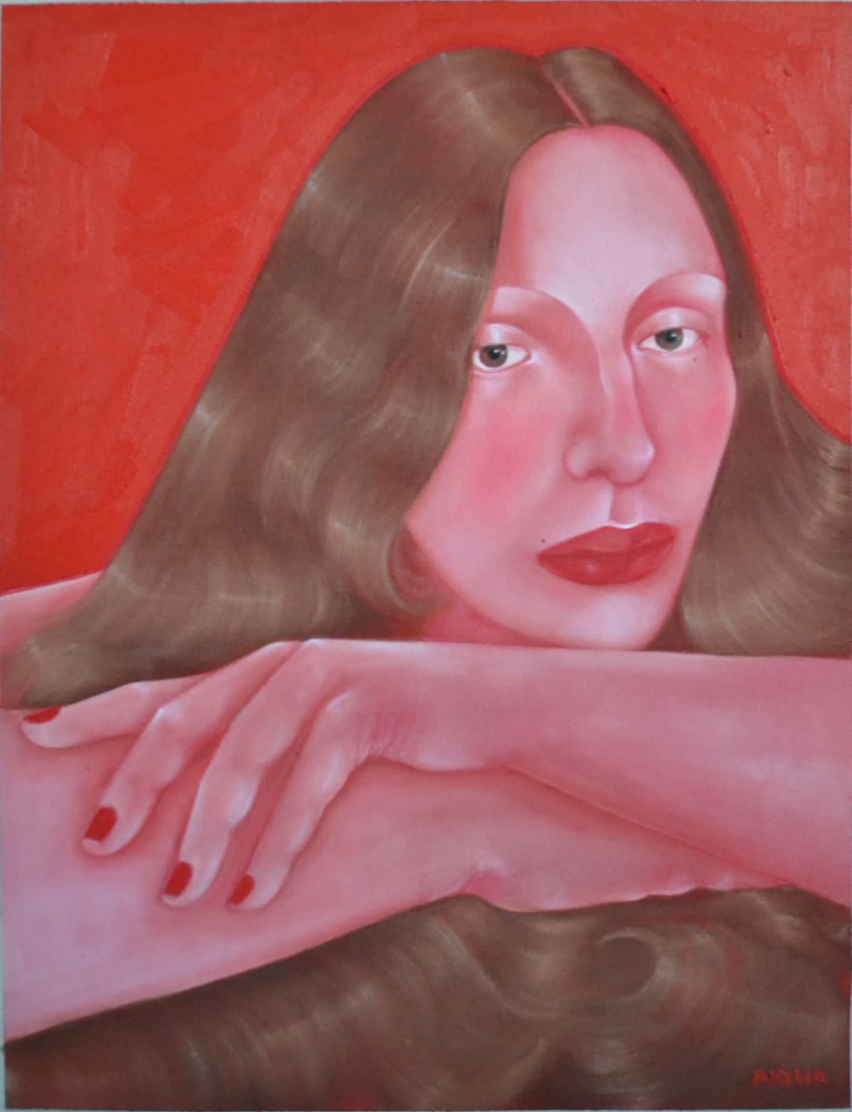Aidha Badr, SELF PORTRAIT (FRONT), 2025