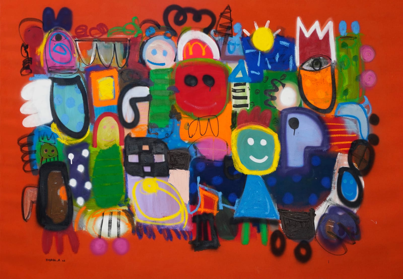 Ihab Ahmad, People around me , 2025