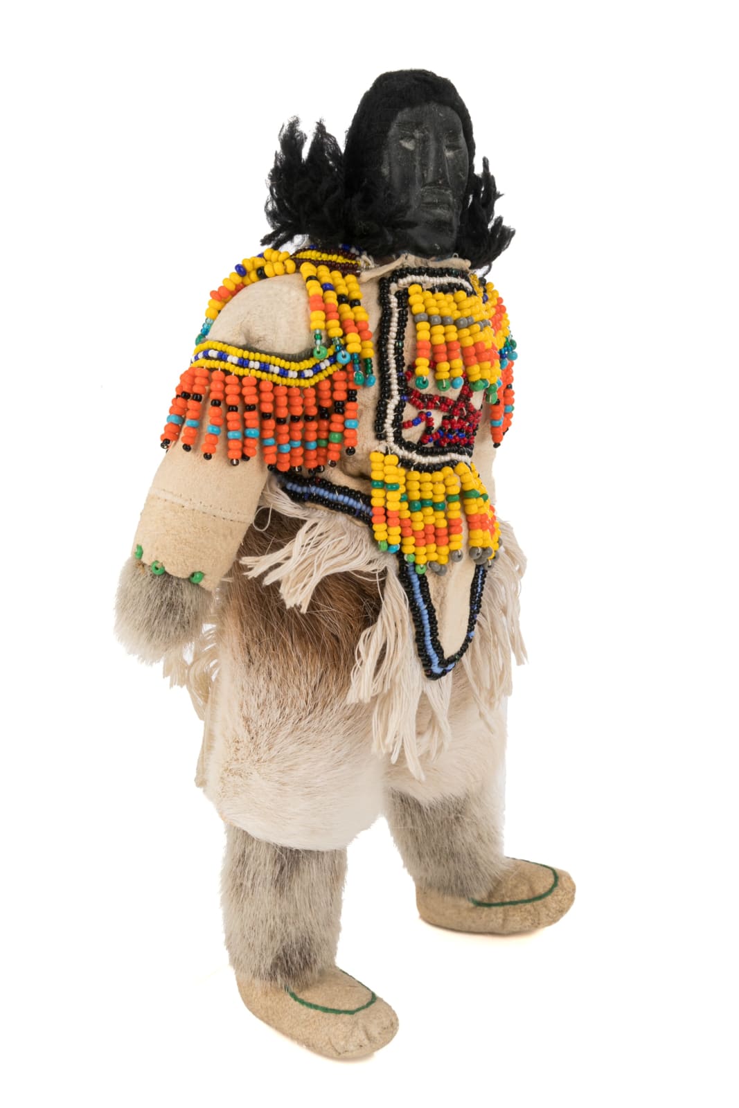 EVA TALOOKI ALIKTILUK (1927-1995) ARVIAT (ESKIMO POINT), Beaded Doll, 1980s