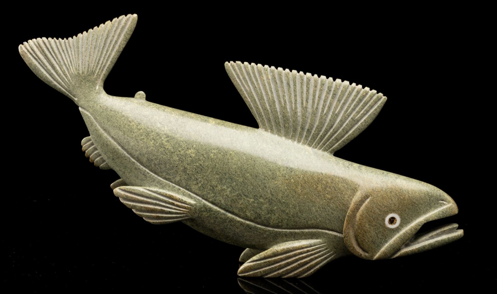 TOONOO SHARKY (1970-) KINNGAIT (CAPE DORSET), Fish, 1997