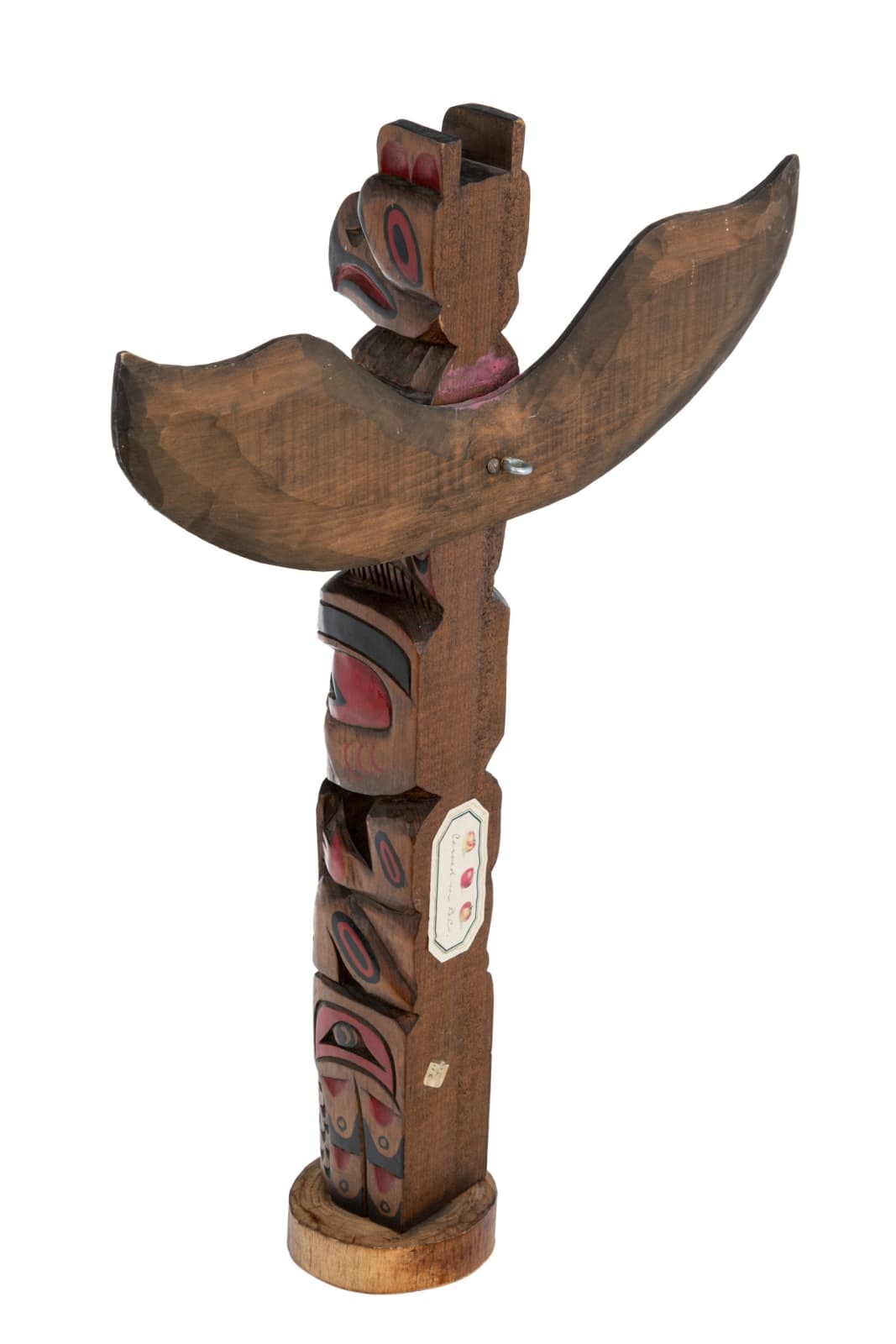 JIMMY JOHN (1876-1988), MOWACHAHT/MUCHALAHT (NUU-CHAH-NULTH), Model Totem Pole, 1950s
