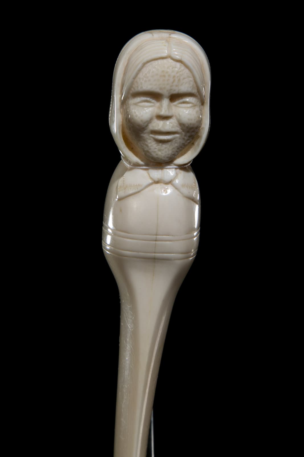 UNIDENTIFIED YUITS (SIBERIAN YU'PIK) ARTIST, Letter Opener with Head of a Woman Finial, 1970s