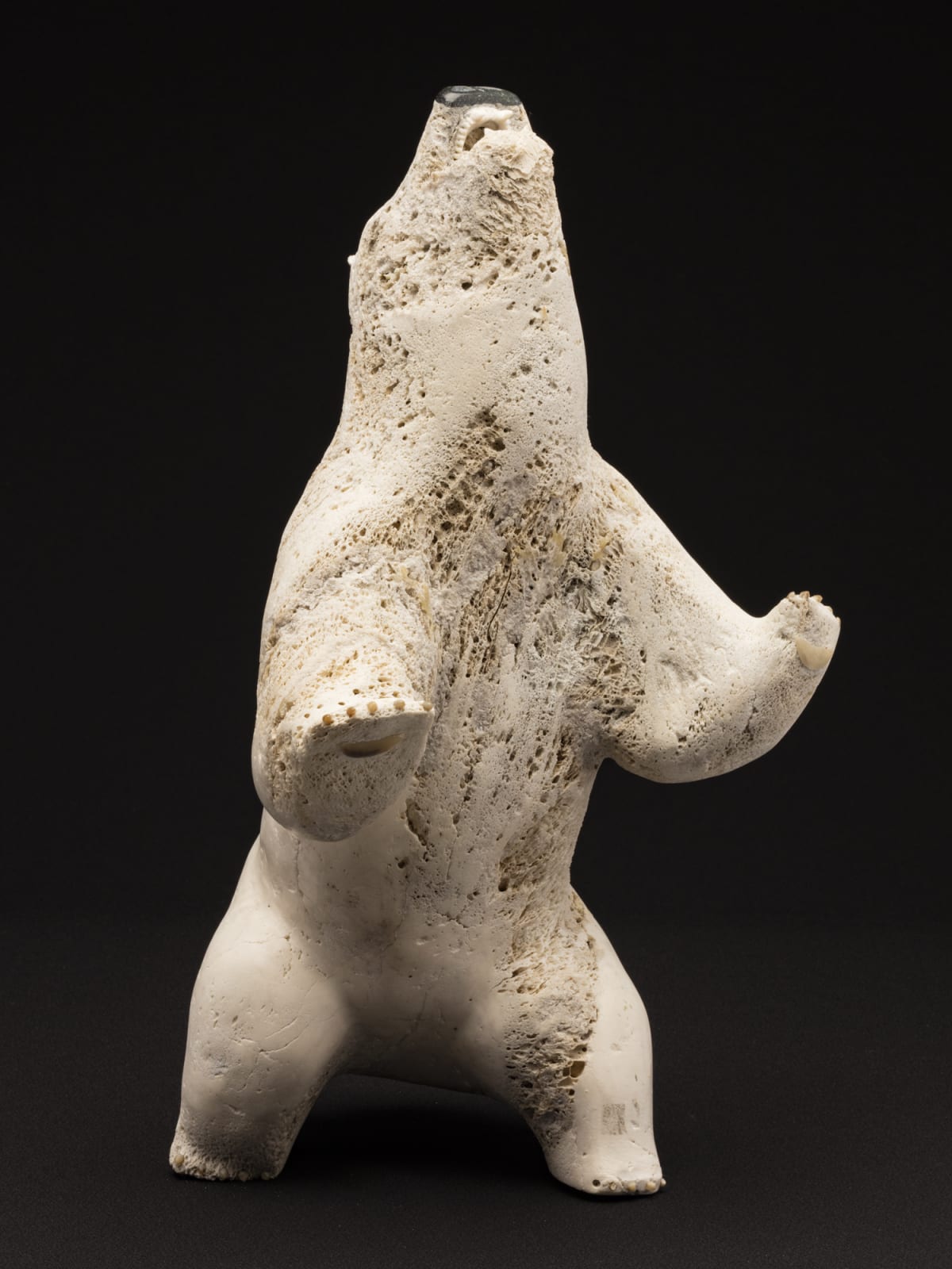 JUDAS ULLULAQ (1937-1999) Uqsuqtuuq (Gjoa Haven), Rearing Polar Bear, late 1980s