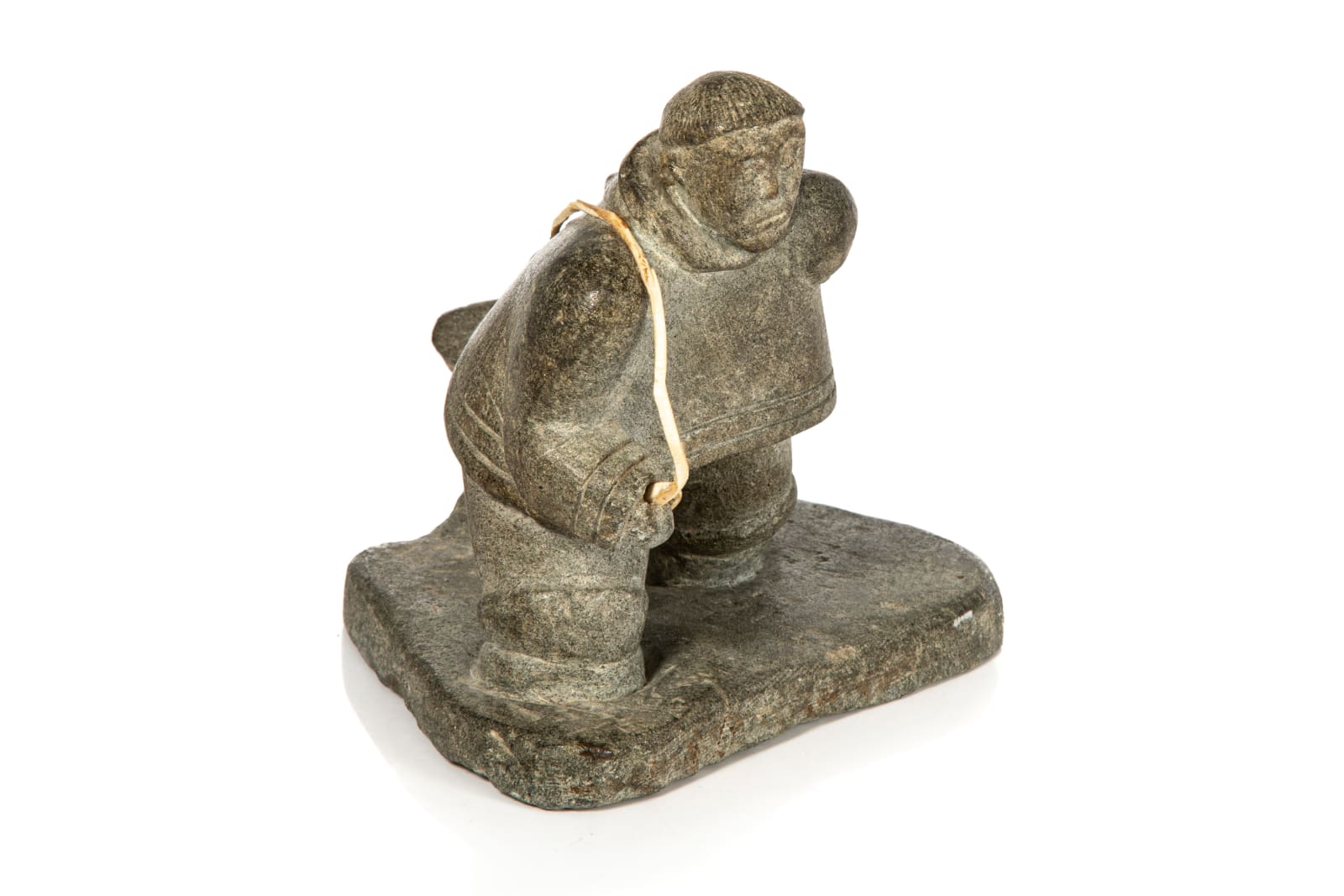 LUKASI QAVAVAUK (1932-) IVUJIVIK, Hunter Hauling Catch, late 1950s / early 1960s