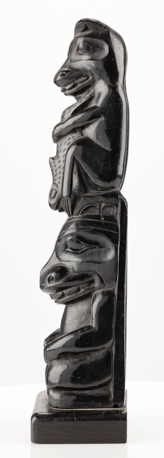 UNIDENTIFIED HAIDA ARTIST, Hollowback Model Totem Pole, c. 1900-1910