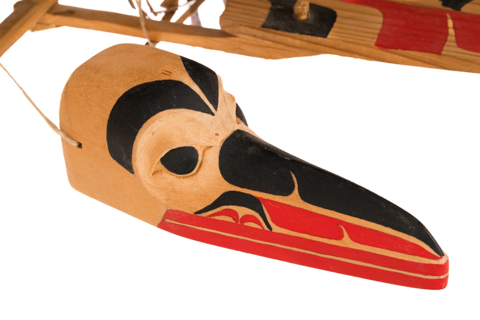 TSOONA SELLA (1937-2014) HAIDA / TLINGIT, Raven Transformation Mask, 19 May 1992