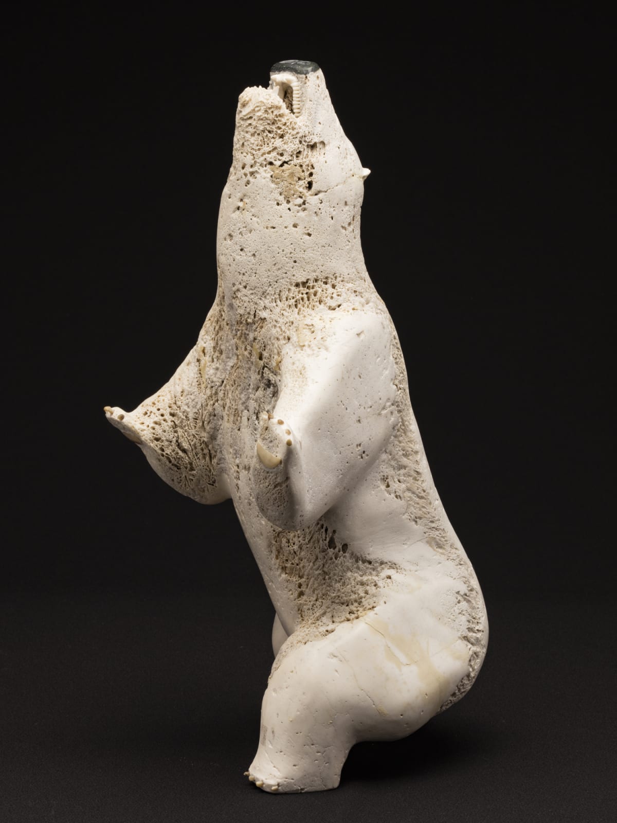 JUDAS ULLULAQ (1937-1999) Uqsuqtuuq (Gjoa Haven), Rearing Polar Bear, late 1980s