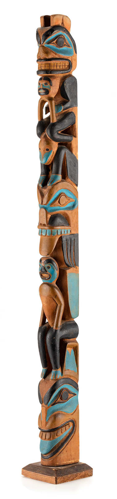 UNIDENTIFIED TLINGIT ARTIST, Sitka Tlingit Pole, c. 1930s
