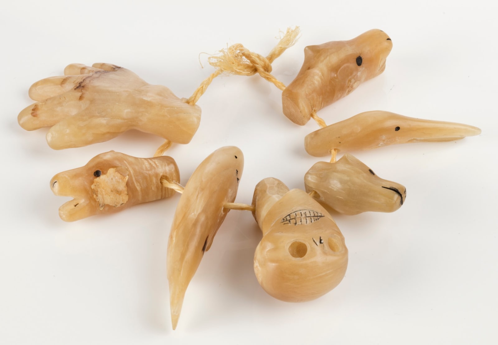 BARNABUS ARNASUNGAAQ (1924-2017) QAMANI'TUAQ (BAKER LAKE), Shaman's Amulets, 1967