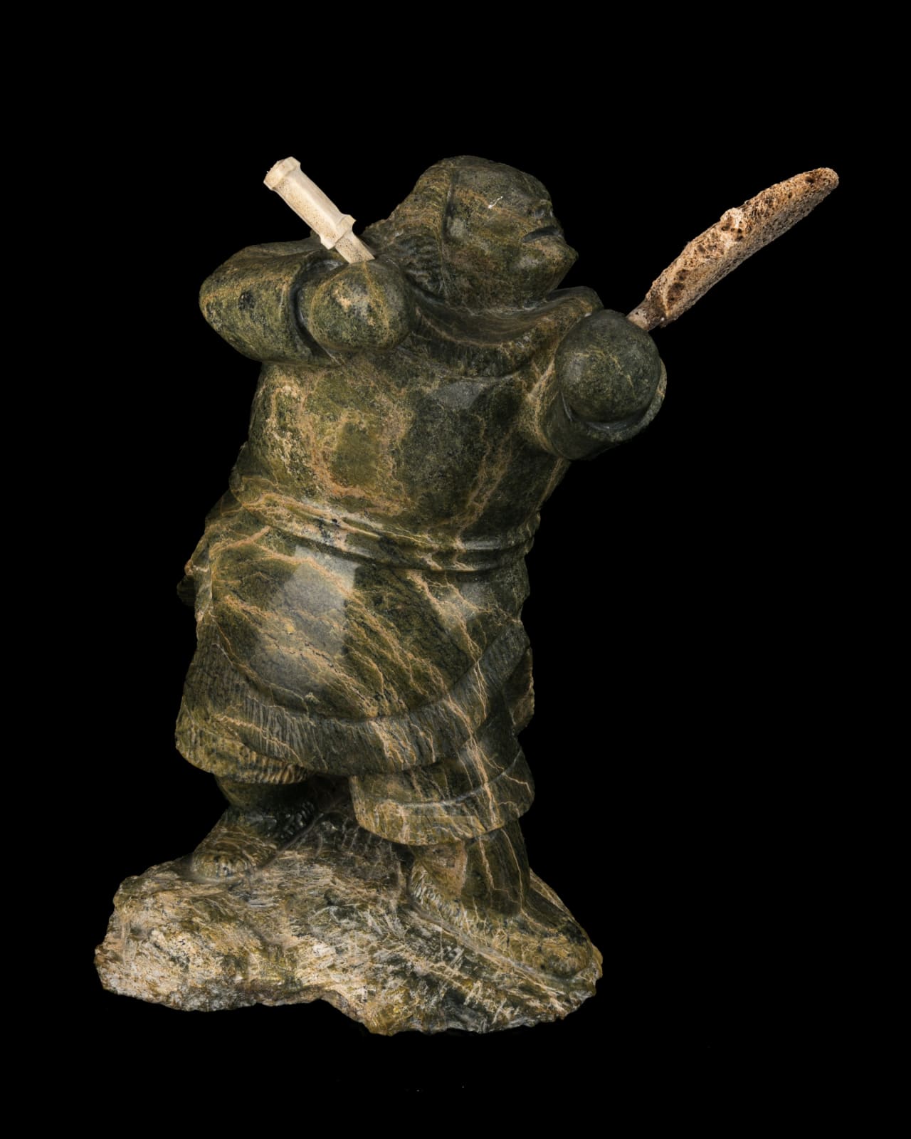 JACO ISHULUTAQ (1951-) PANNIRTUQ (PANGNIRTUNG), Drum Dancer, 1990s