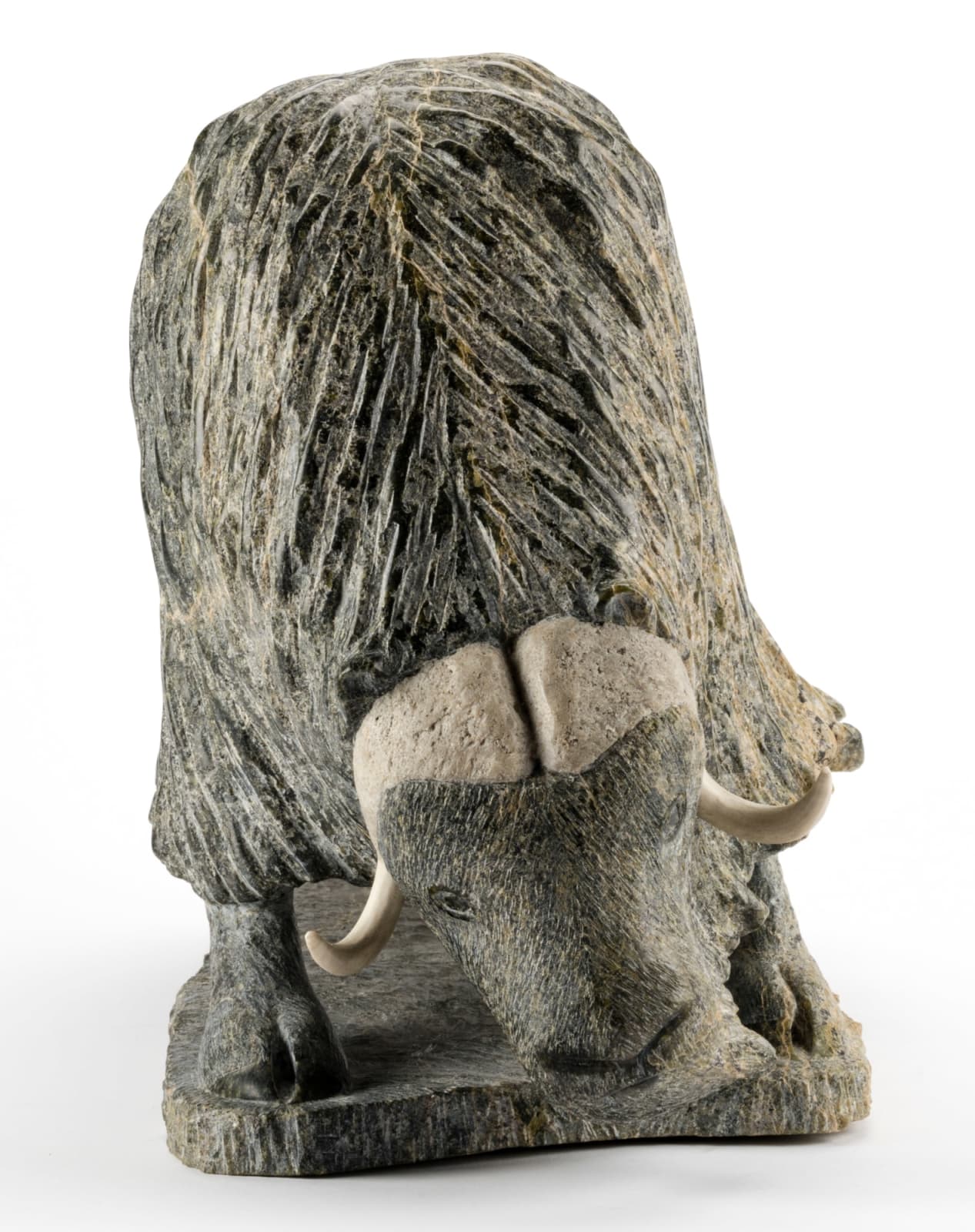 LUCASSIE IKKIDLUAK (1949-) KIMMIRUT (LAKE HARBOUR), Grazing Muskox, 1992