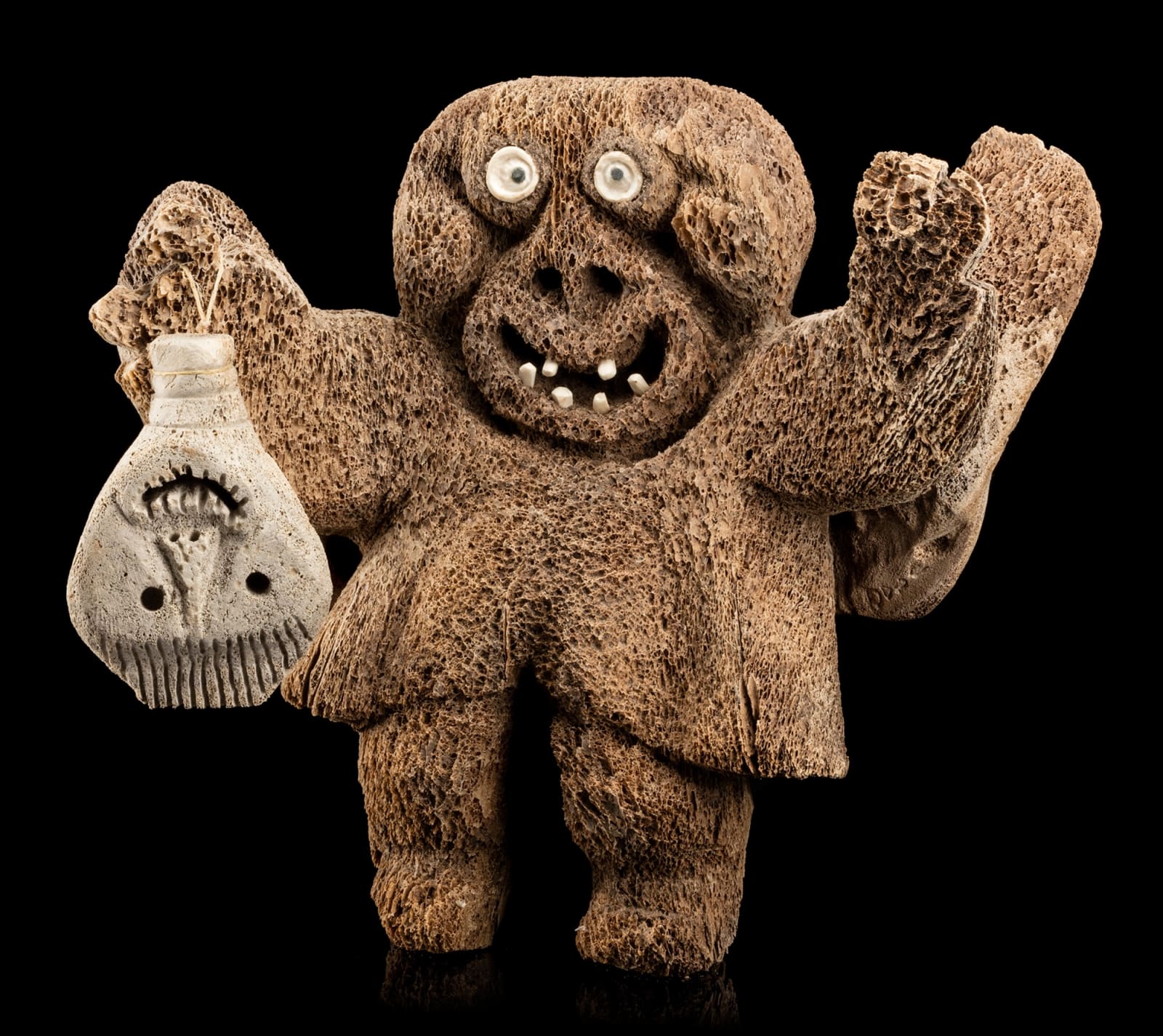 JUDAS ULLULAQ (1937-1999) Uqsuqtuuq (Gjoa Haven), The Shaman Who Could Fly, c. 1990