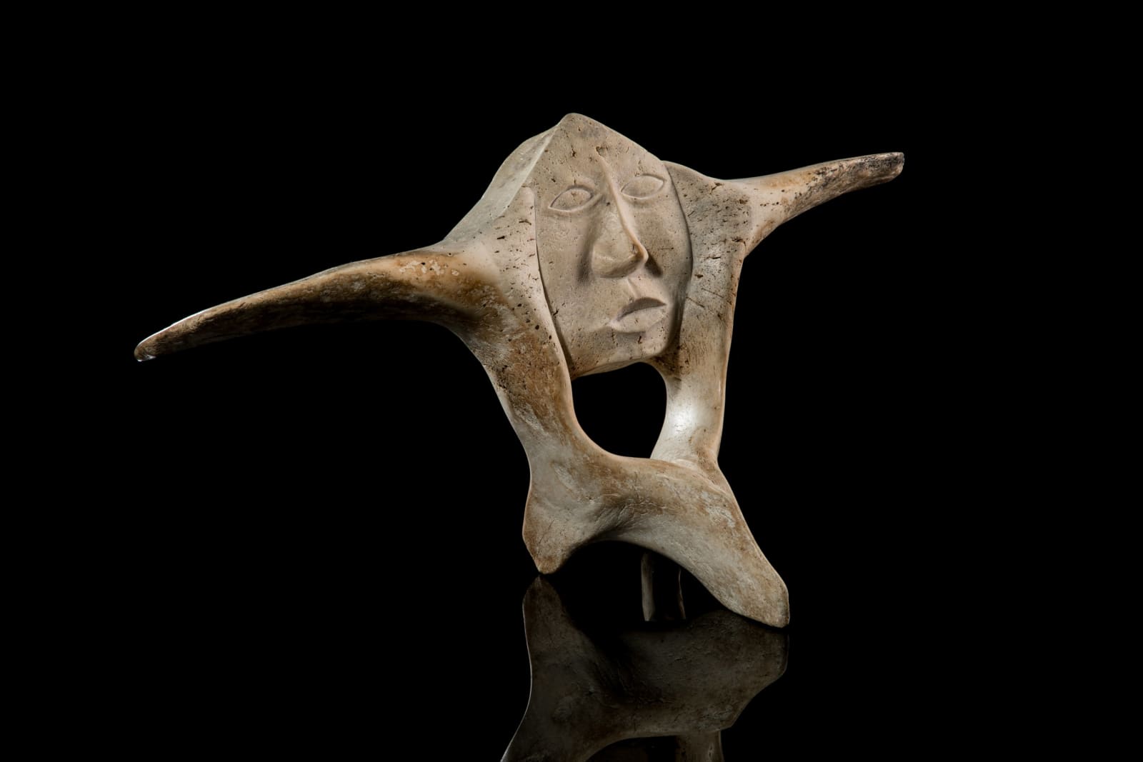 NUVEEYA (NOOVEEYA) IPELLIE (1920-2010) IQALUIT (FROBISHER BAY), Shaman, early-mid 1970s