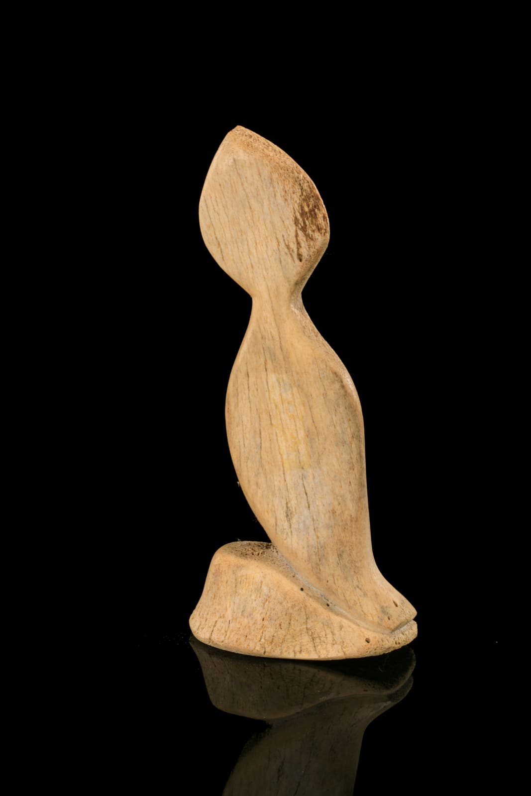 NUTARALAQ AKULUKJUK (1916-D) PANNIRTUQ (PANGNIRTUNG), Grinning Spirit Figure, early 1970s