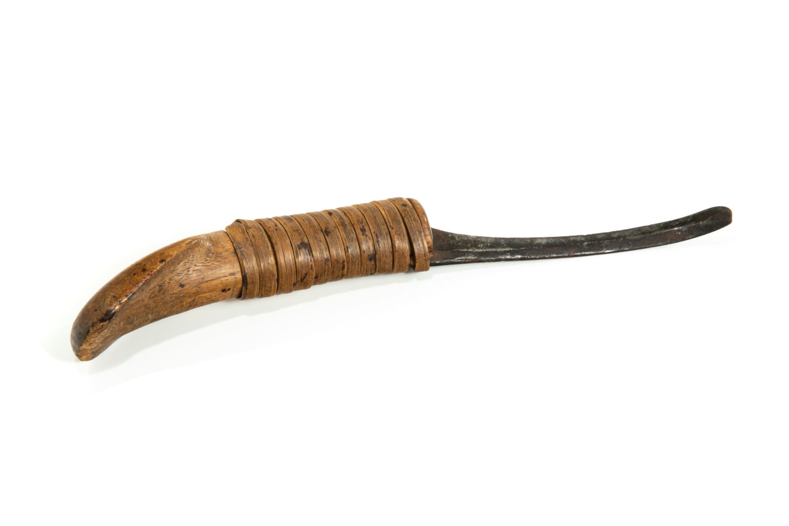 UNIDENTIFIED MAKER, PASSAMAQUODDY, MAINE, Crooked Knife, 19th 