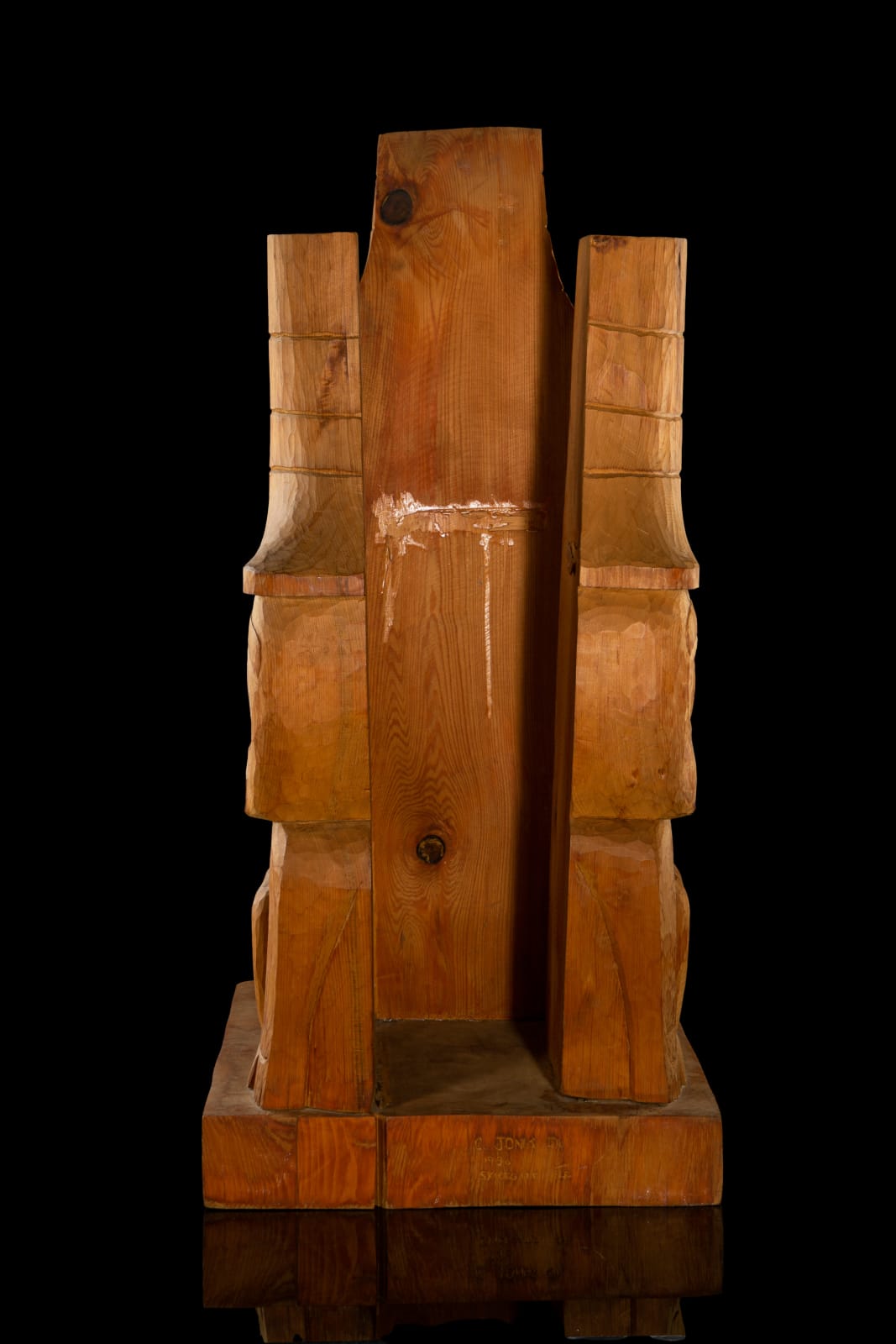 C. JONES JR., HAIDA, SKIDEGATE, B.C., Three Watchmen, 1986