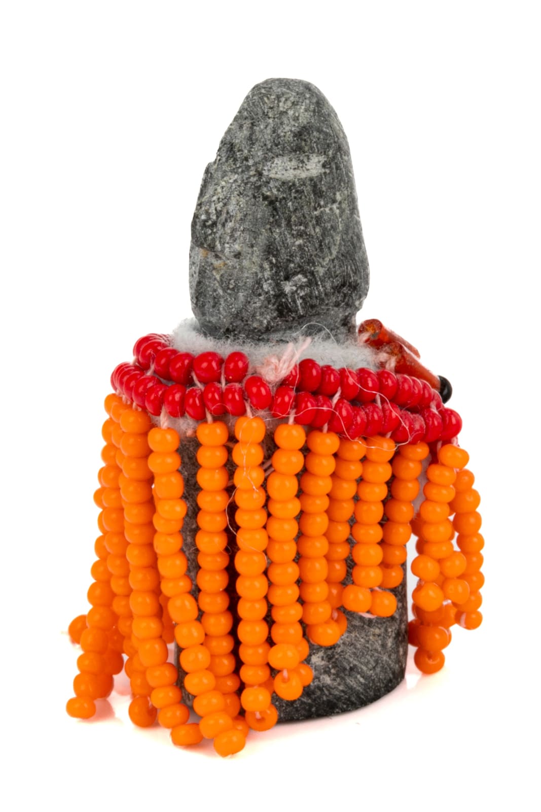 EVA TALOOKI ALIKTILUK (1927-1995) ARVIAT (ESKIMO POINT), Woman in an Orange Beaded Amautiq