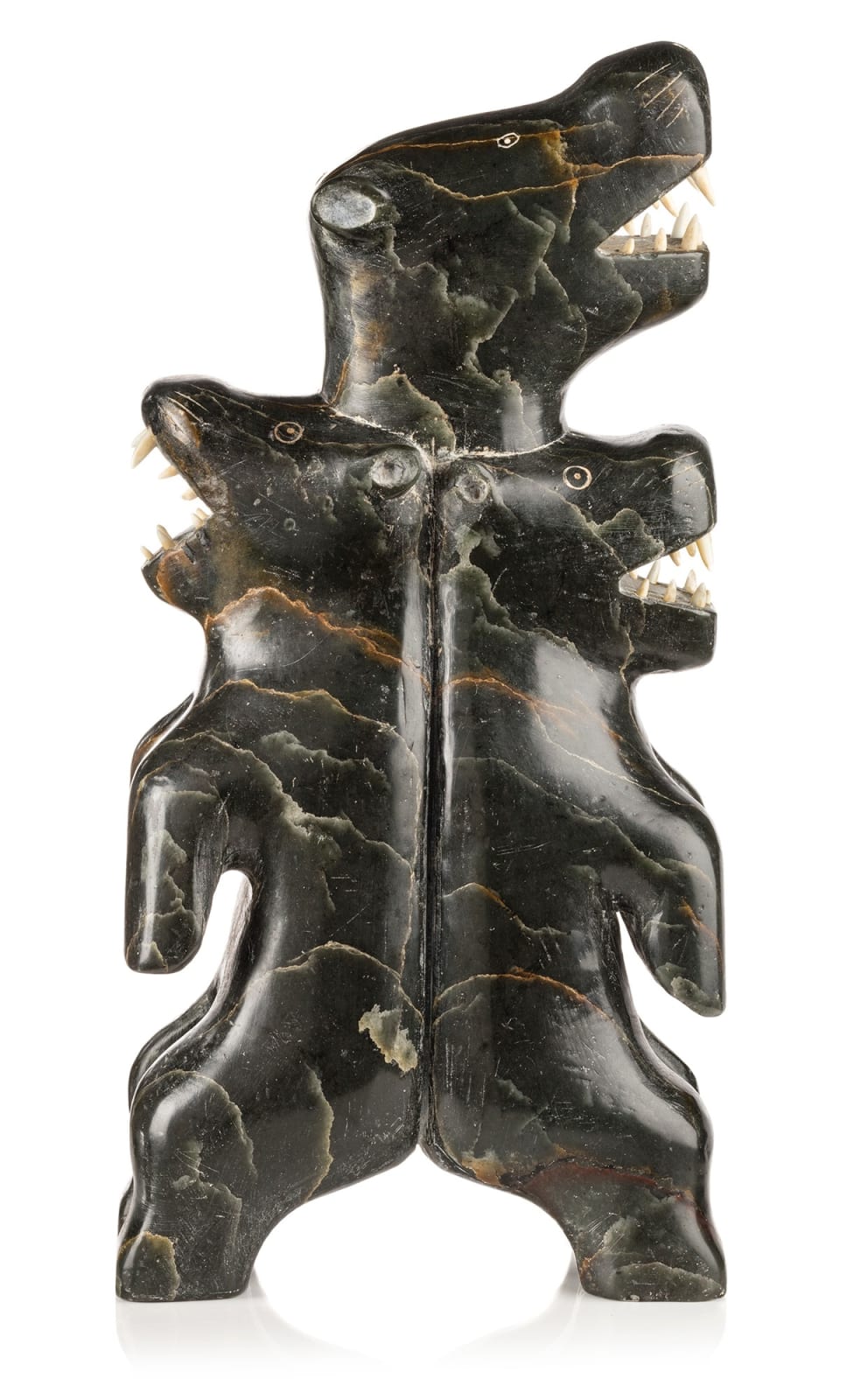 PROBABLY AMIDLAK (1897-1961) OR LEVI AMIDLAK (1931-1998/99) INUKJUAK (PORT HARRISON), Totemic Composition with Bears, c. 1953-4