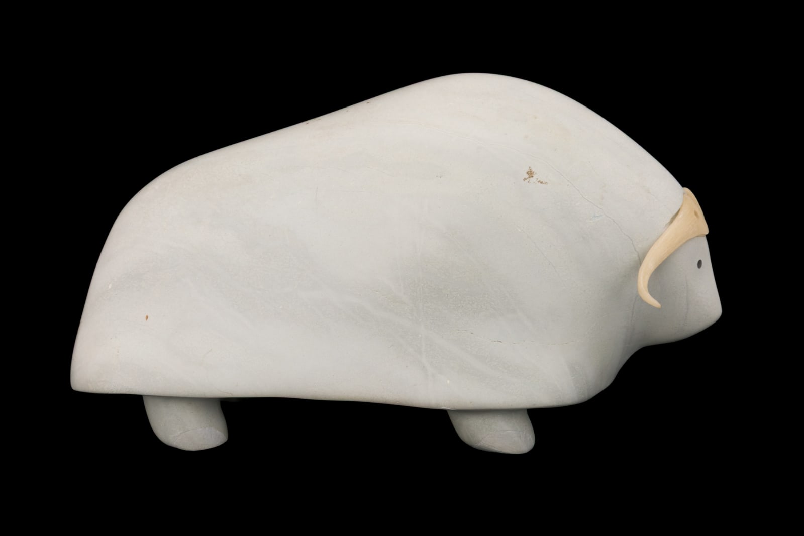 COLIN OKHEENA (1961-) ULUKHAKTOK (HOLMAN ISLAND), Muskox, March 1992