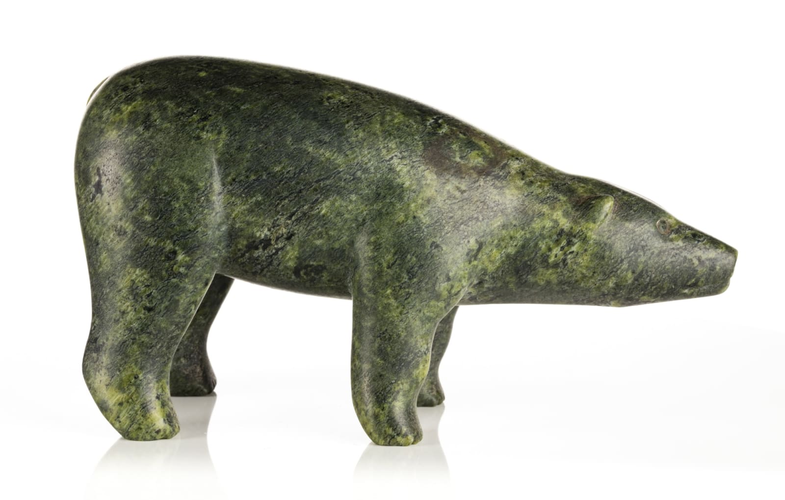 NIVIAQSI (NIVIAKSIAK) (1908-1959) KINNGAIT (CAPE DORSET), Polar Bear, c. 1957-59