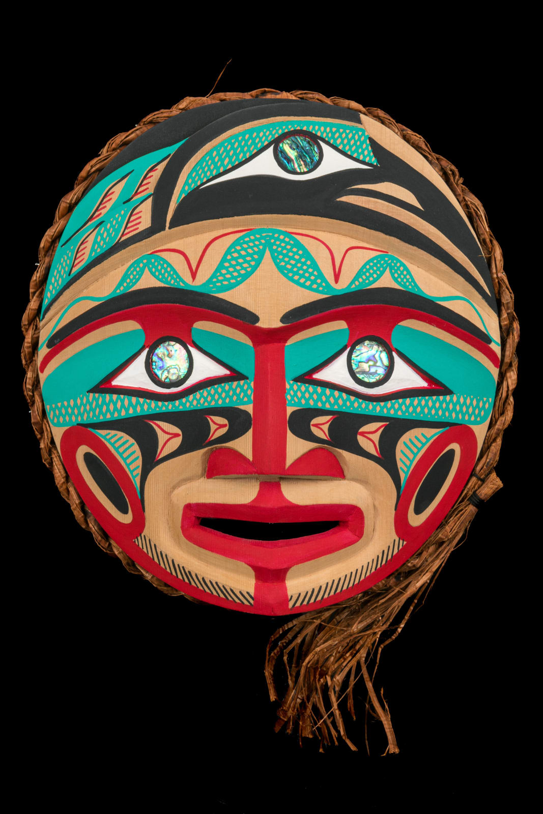 PATRICK AMOS (1957-) NUU-CHAH-NULTH, Lady Crow Moon Mask, 13 & 14 March 2017