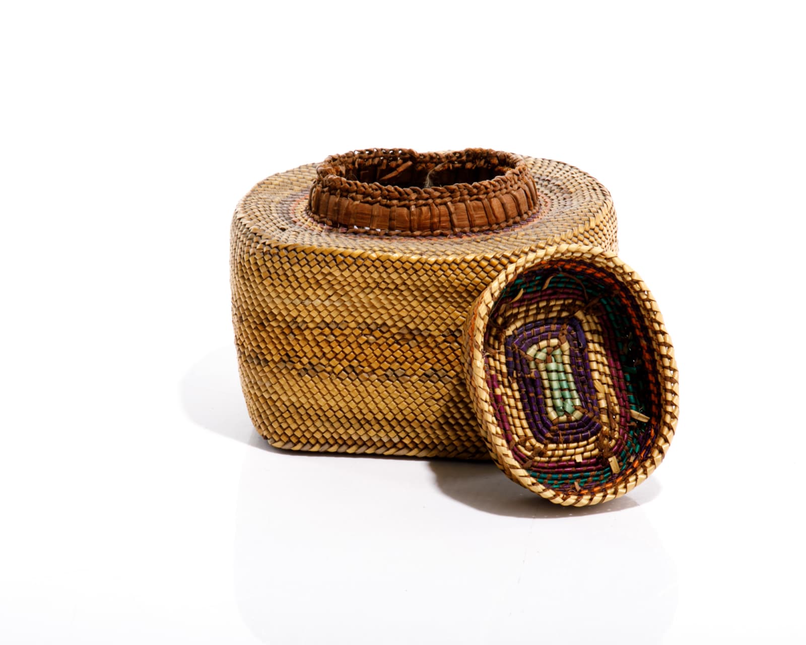 UNIDENTIFIED MAKER, Lidded Basket