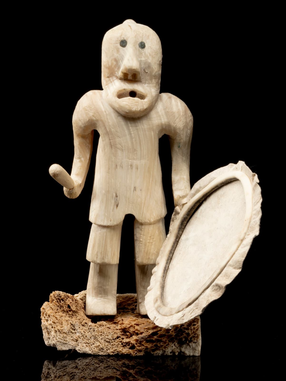 NICK SIKKUARK (1943-2013) UQSUQTUUQ (GJOA HAVEN), Drum Dancer, c. mid 1980s